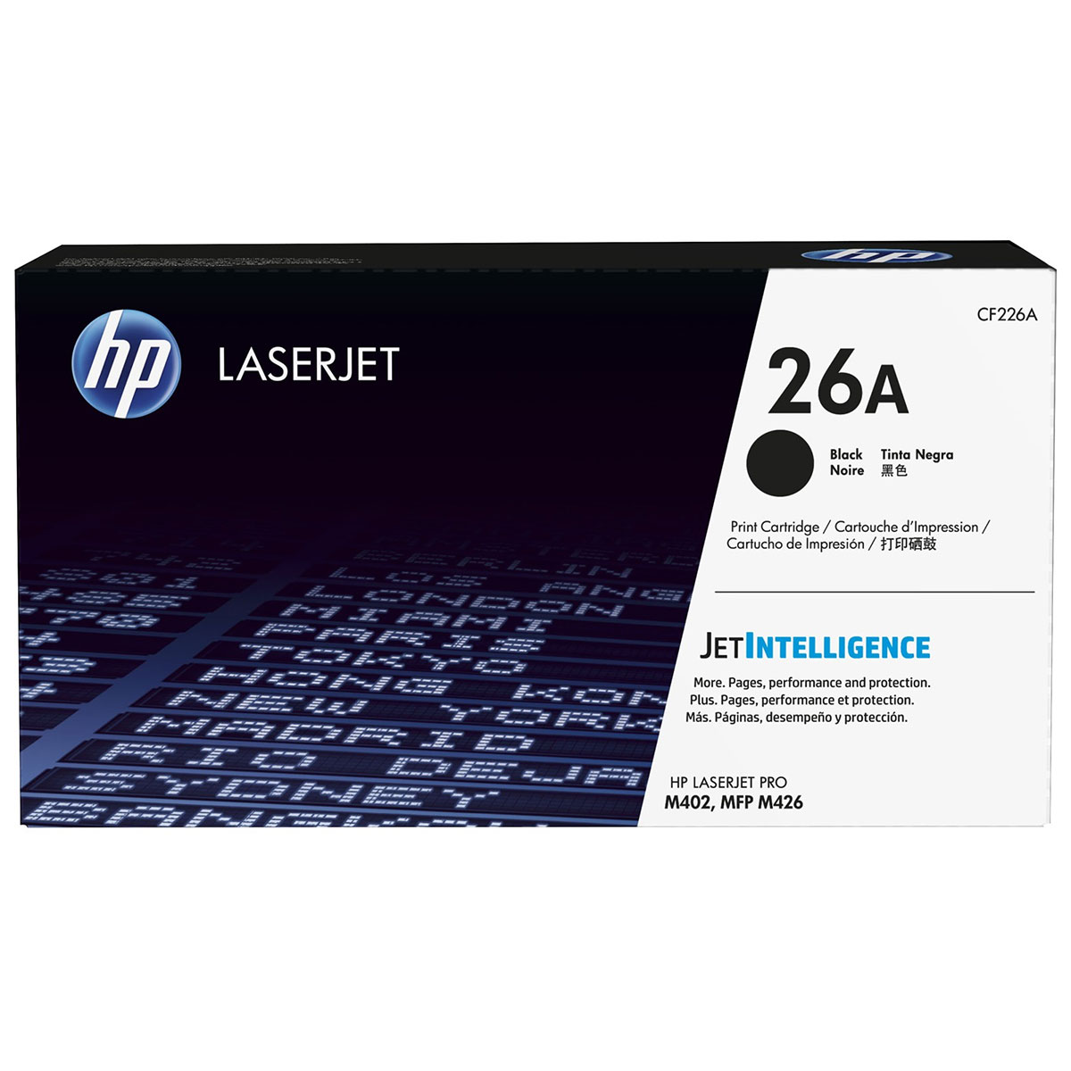 HP 26A toner LaserJet noir Authentique – CF226A